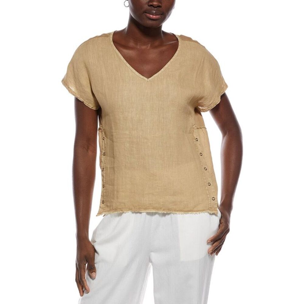 Xcvi Womens  Rian Linen Top